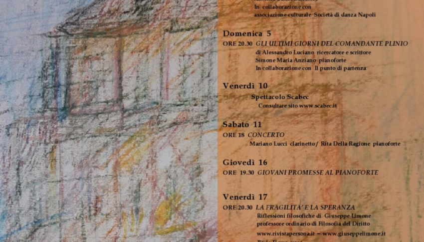Un mese di eventi al Parco Borbonico del Fusaro