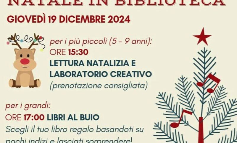 NATALE IN BIBLIOTECA, 19 DICEMBRE