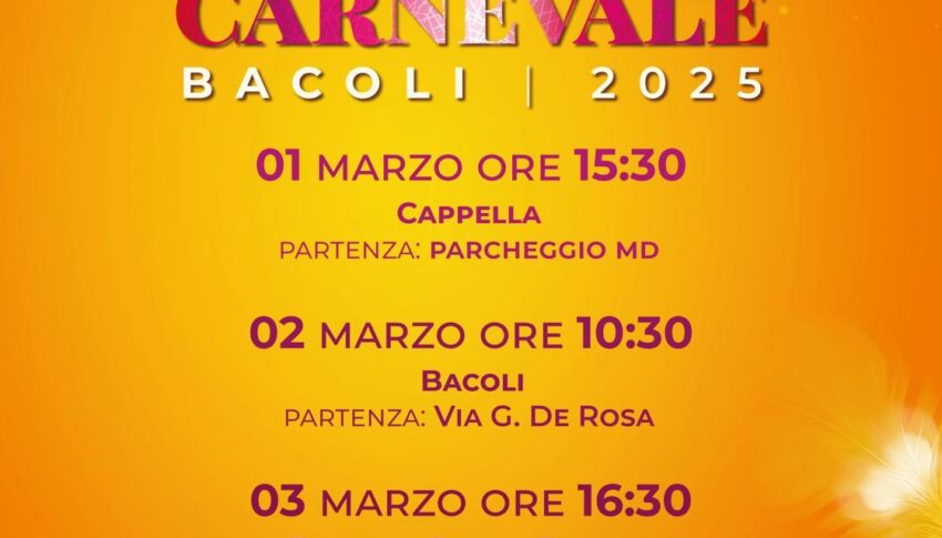🎭Carnevale Bacoli 2025🎭